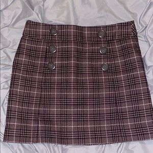 Plaid Skirt